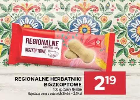 Regionalne herbatniki biszkoptowe