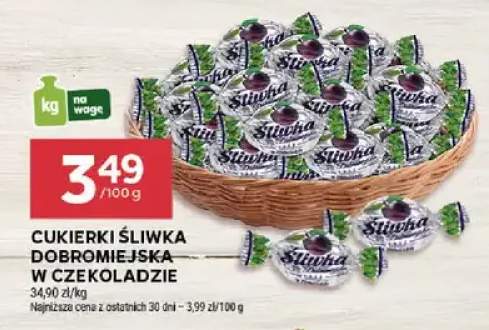 Cukierki śliwka dobromiejska w czekoladzie