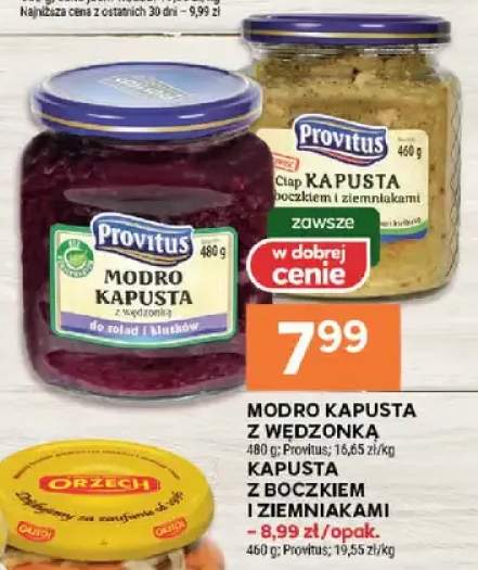 Modro kapusta z wędzonką