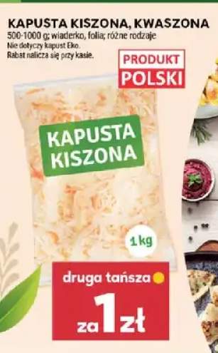 Kapusta kiszona, kwaszona