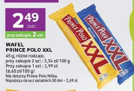 Wafel Prince Polo XXL różne rodzaje