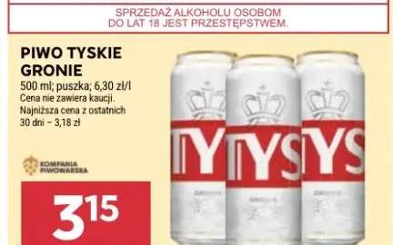 Piwo tyskie gronie