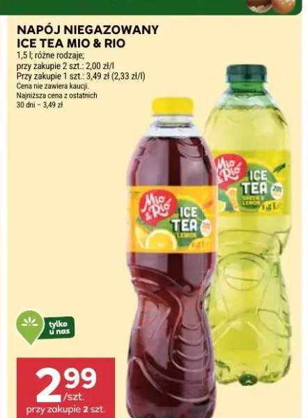 Napój niegazowany ice tea różne rodzaje