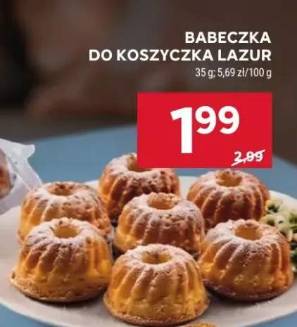 Babeczka do koszyczka lazur