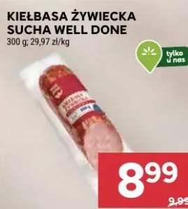 Kiełbasa żywiecka sucha well done