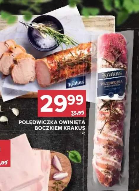 Polędwiczka owinięta boczkiem