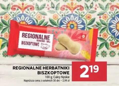 Regionalne herbatniki biszkoptowe