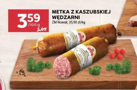 Metka z kaszubskiej wędżarni