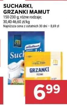 Sucharki, grzanki mamut