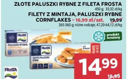 Złote paluszki rybne z fileta frosta