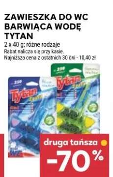 Zawieszka do WC barwiąca wodę