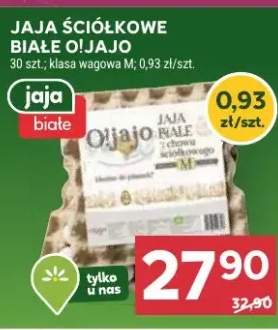 Jaja ściółkowe białe