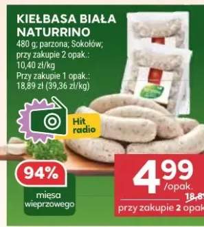 Kiełbasa biała naturalna