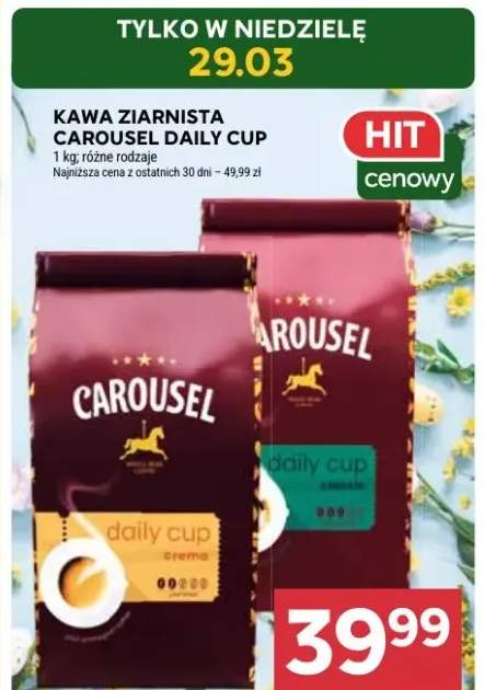 Kawa ziarnista Carousel Daily Cup
