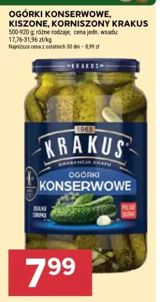 Ogórki konserwowe, kiszone, korniszony