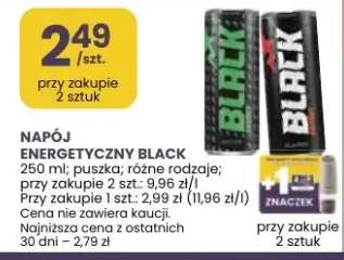 Napój energetyczny black