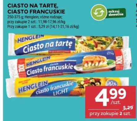 Ciasto na tartę, ciasto francuskie