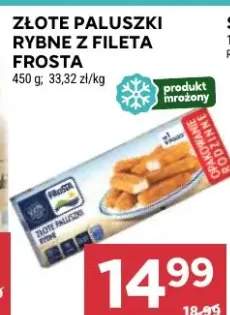 Złote paluszki rybne z fileta frosta