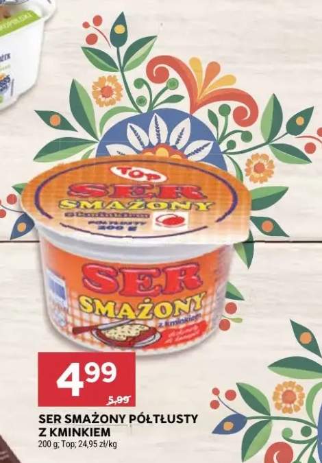 Ser smażony półtłusty z kminkiem