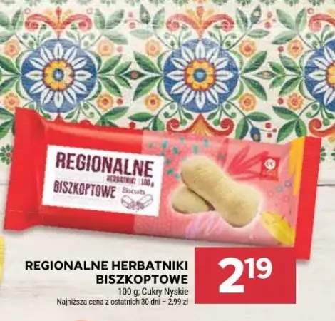 Herbatniki biszkoptowe regionalne Cukry Nyskie