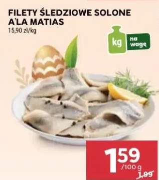 Filety śledziowe solone