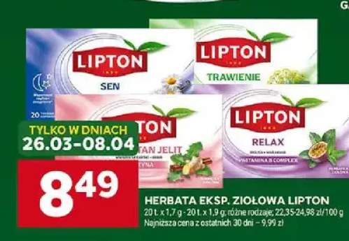 Herbata eksp. ziołowa sen, trawienie, relax