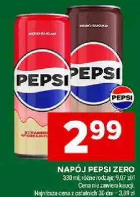 Napój pepsi zero