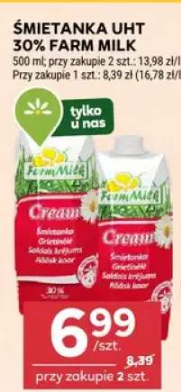 Śmietanka 30% farm milk