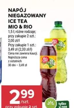 Napój niegazowany ice tea