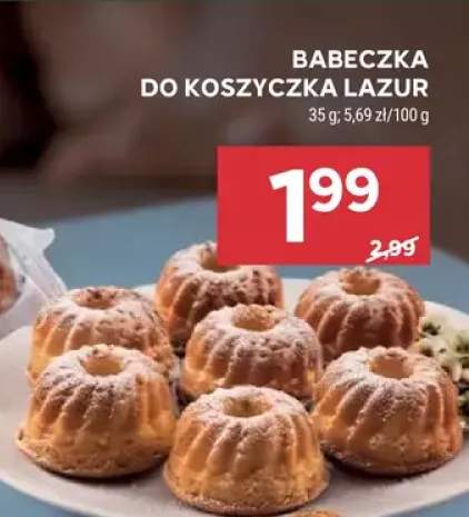 Babeczka do koszyczka lazur
