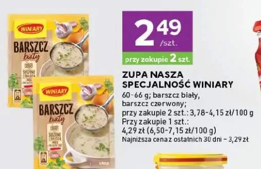 Zupa nasza specjalność barszcz biały, barszcz czerwony