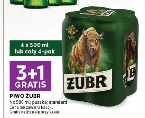 Piwo Żubr puszka, standard