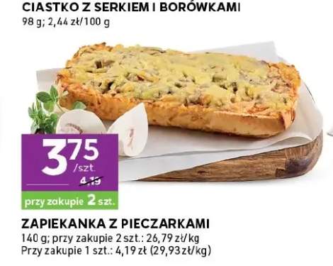 Zapiekanka z pieczarkami