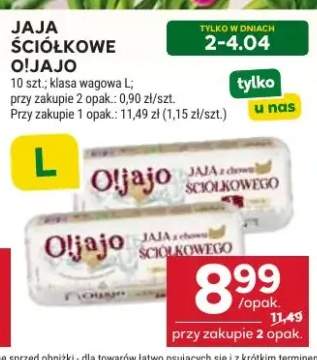 Jaja ściółkowe L
