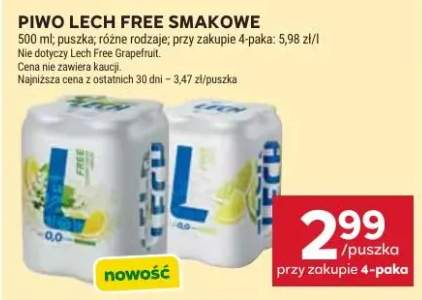 Piwo Lech Free smakowe różne rodzaje