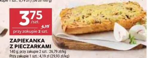 Zapiekanka z pieczarkami