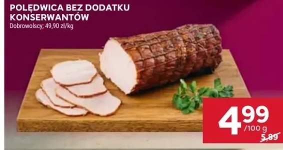 Polędwica bez dodatku konserwantów