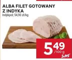 Filet gotowany z indyka alba