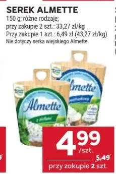 Serek almette różne rodzaje