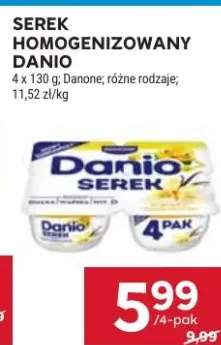 Serek homogenizowany danio różne rodzaje