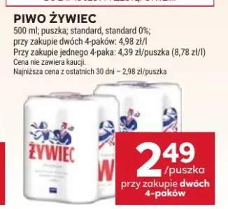 Piwo Żywiec puszka