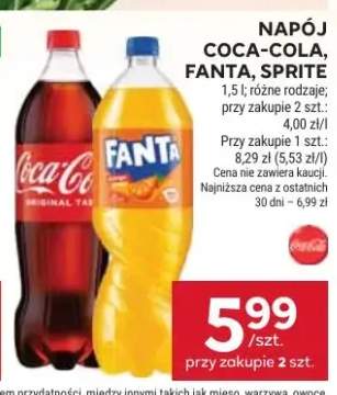 Napój Coca-Cola, Fanta, Sprite