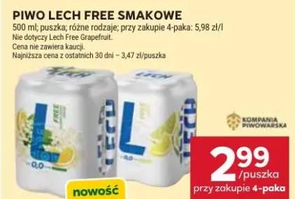 Piwo Lech Free smakowe