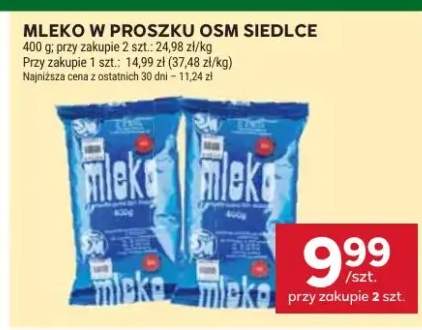 Mleko w proszku OSM Siedlce