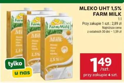 Mleko UHT 1,5% Farm Milk