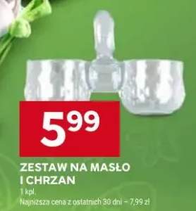 Zestaw na masło i chrzan