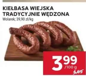 Kiełbasa wiejska tradycyjnie wędzona