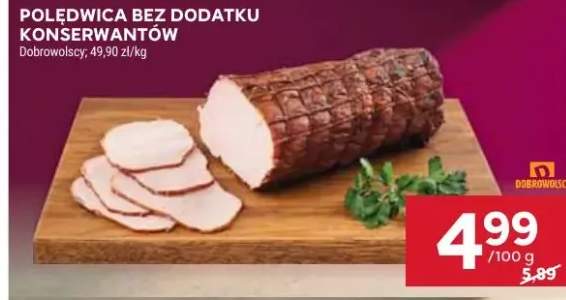 Polędwica bez dodatku konserwantów