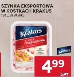 Szynka eksportowa w kostkach Krakus