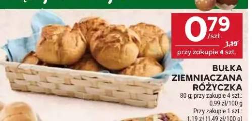 Bułka ziemniaczana różyczka